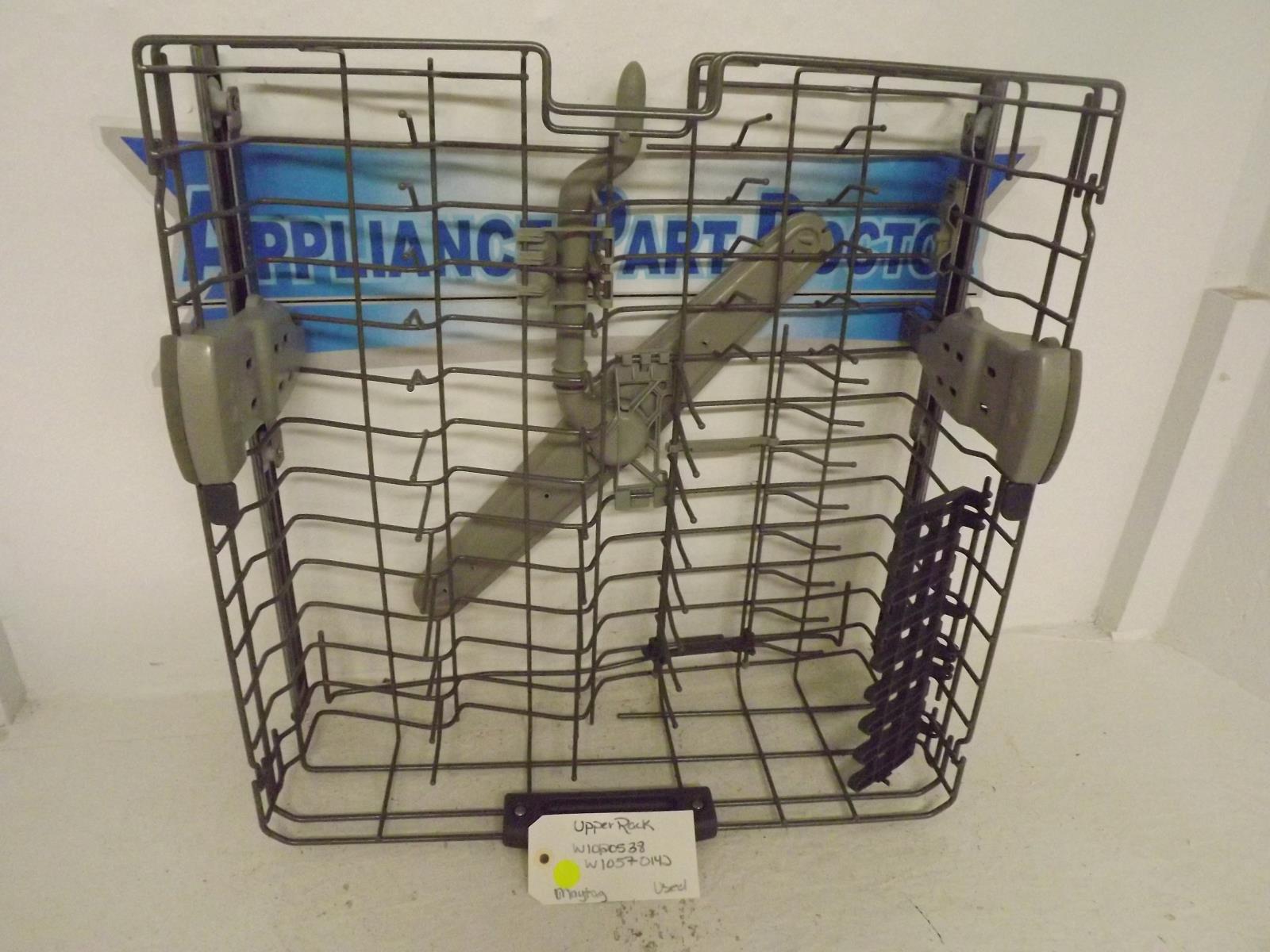 Maytag Dishwasher W10120538 W10570142 Upper Rack Used Maytag Dishwasher W10120538 W10570142 Upper Rack Used